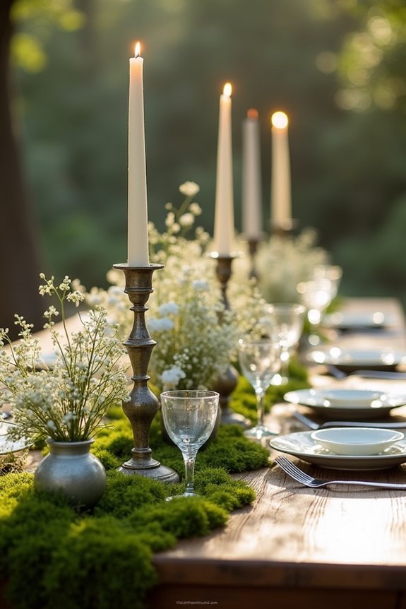 enchanted forest tablescape design