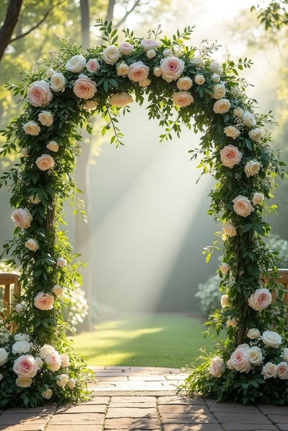 enchanted garden wedding arch