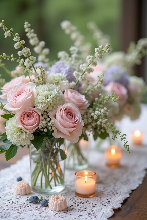 enchanted garden wedding florals