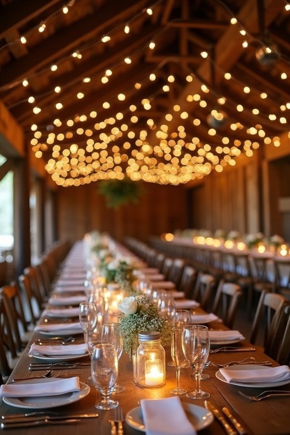 enchanting barn lighting design