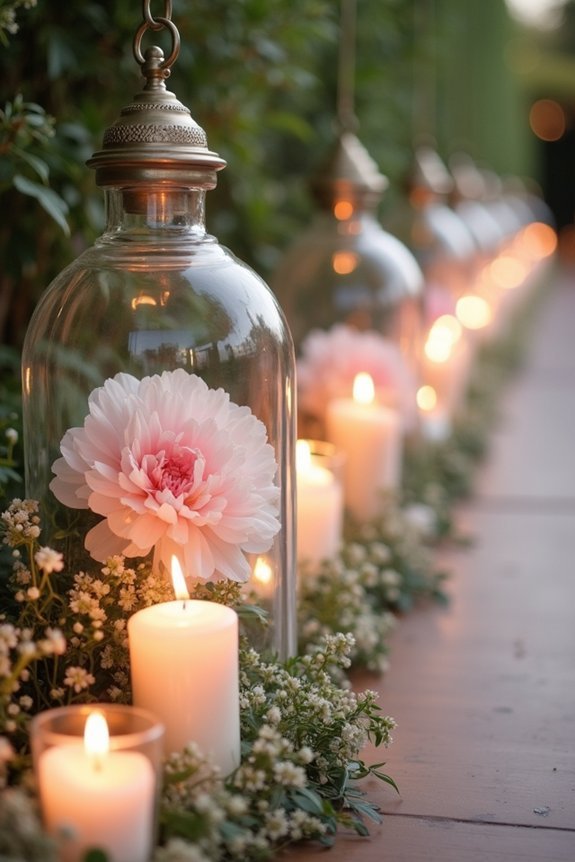 enchanting floral candlelight atmosphere