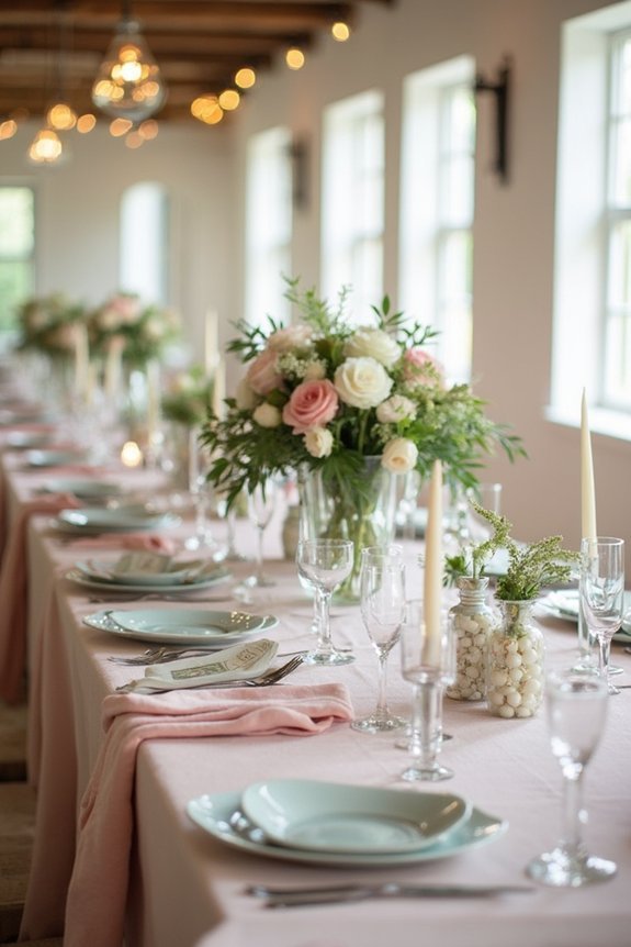 enchanting romantic wedding palettes