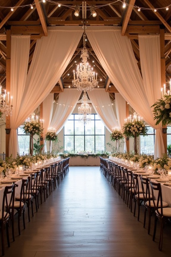 enchanting wedding space details