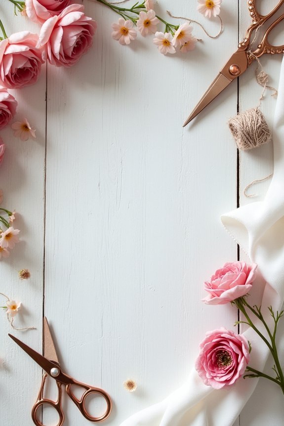 essential bouquet arranging tools