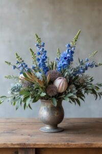 essential floral accents industrial wedding