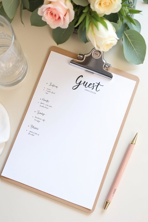 establish clear plus one rules