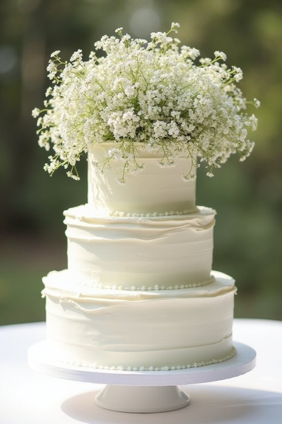 ethereal baby s breath topper