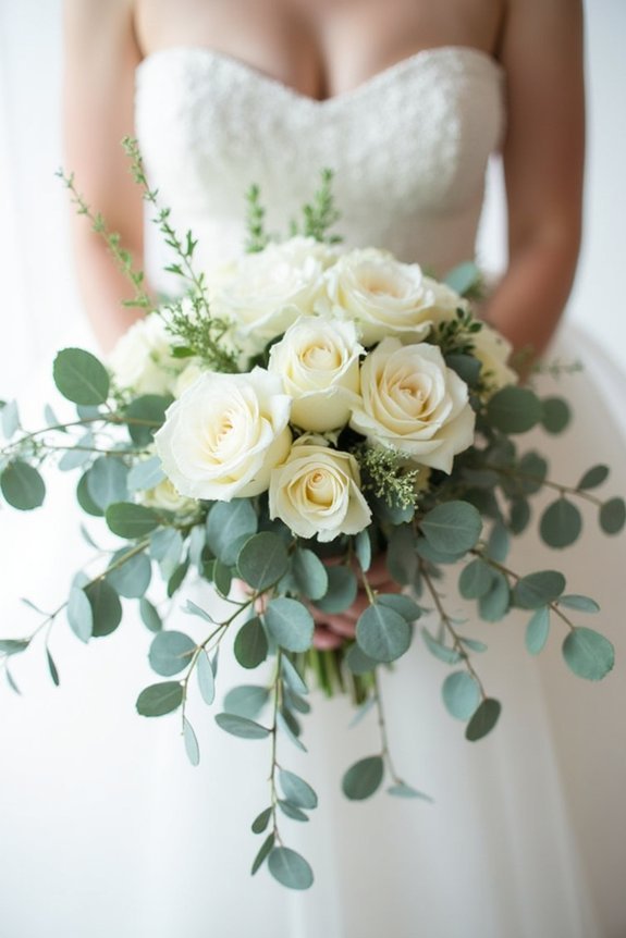 eucalyptus adds bouquet elegance