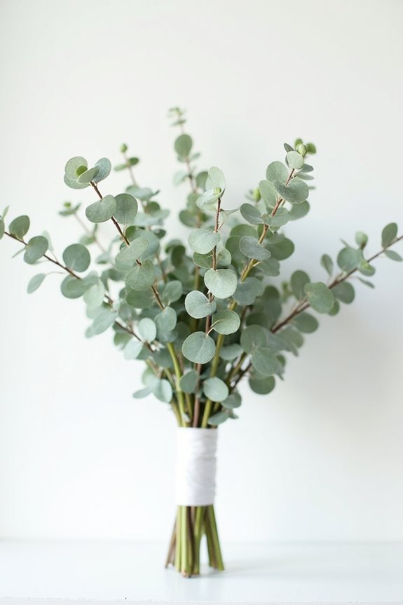 eucalyptus bouquet minimalist elegance