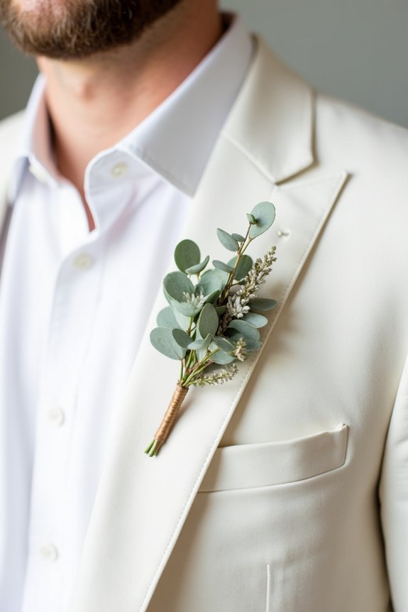 eucalyptus boutonniere crafting tips