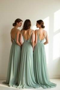 eucalyptus bridesmaid dress ideas