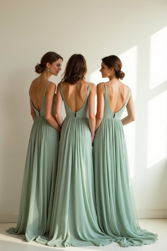 eucalyptus bridesmaid dress ideas