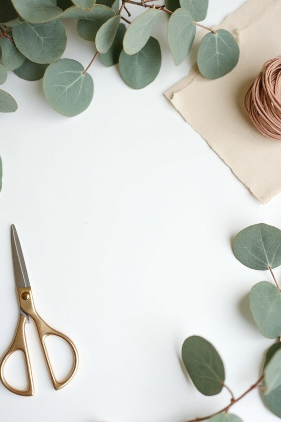 eucalyptus centerpiece preparation timeline