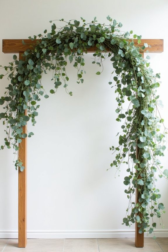 eucalyptus garlands enhance weddings