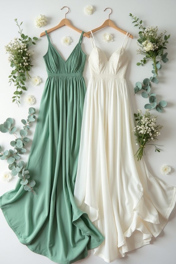 eucalyptus inspired wedding color palette