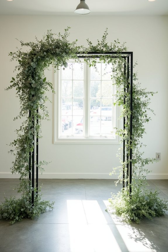 eucalyptus pairs with metal