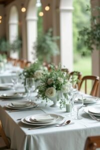 eucalyptus themed wedding color scheme