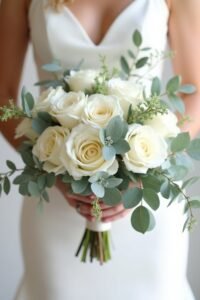 eucalyptus wedding bouquet inspiration