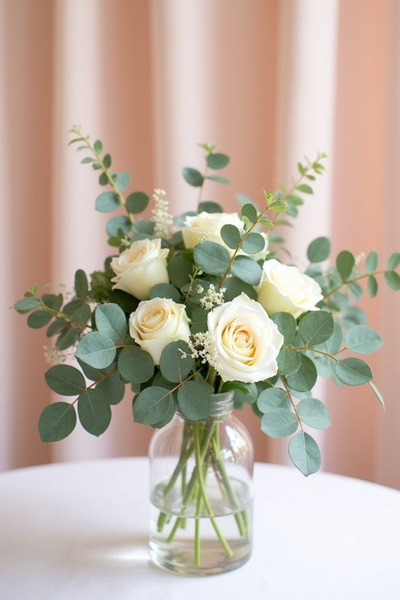 eucalyptus wedding centerpiece ideas
