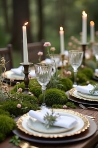 fairytale inspired table decor