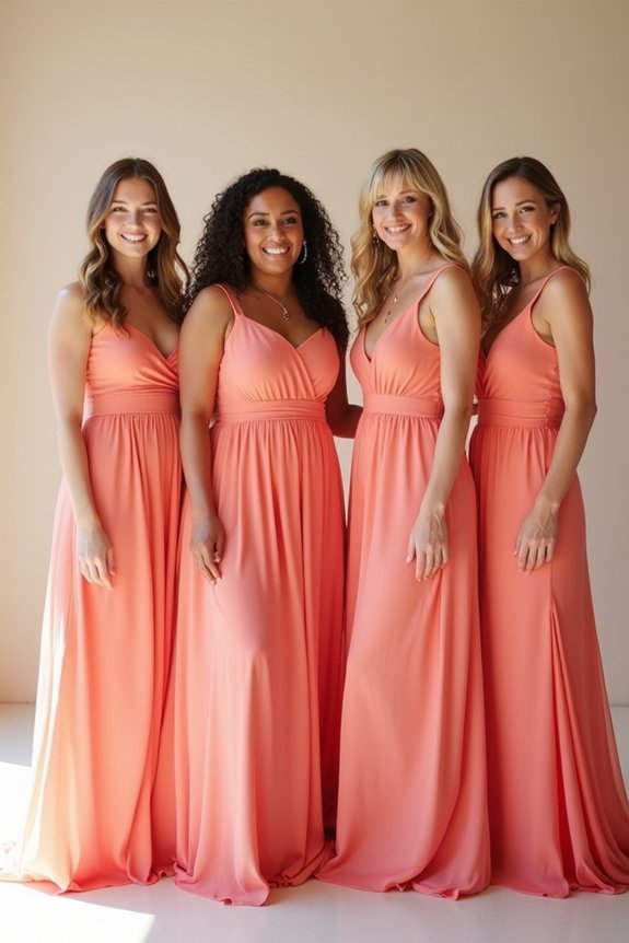 flattering bridesmaid dress styles