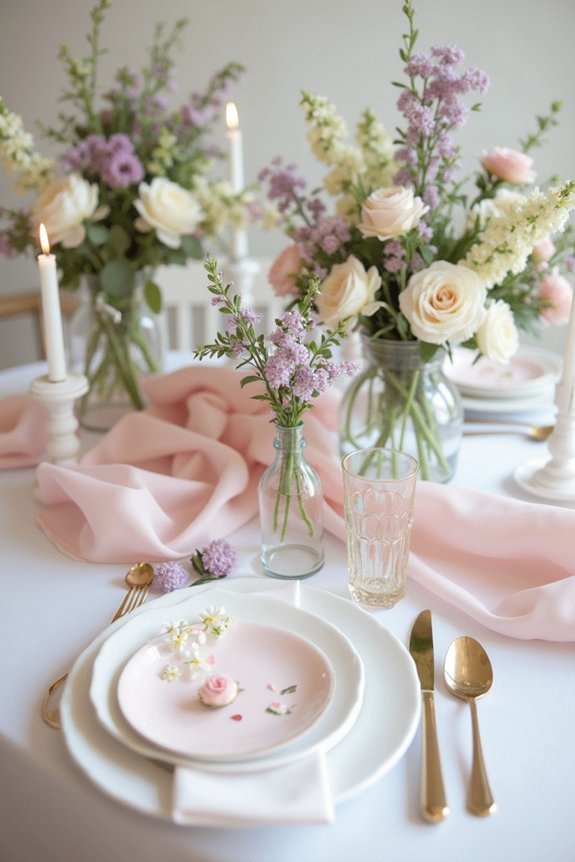 flower fabric paper coordination