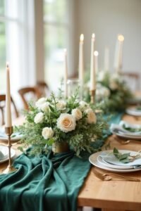 forest green wedding inspiration