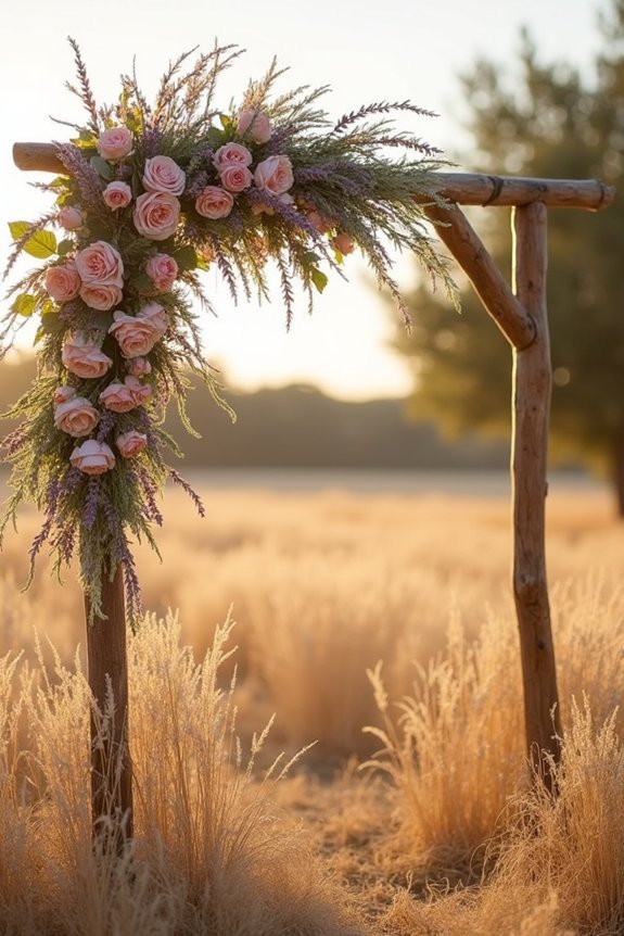 fresh and dried blooms