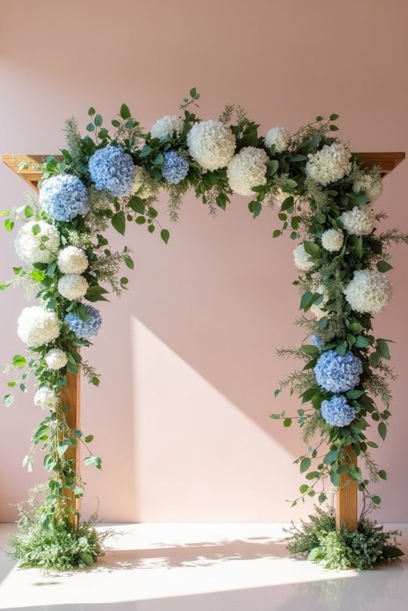 fresh vs artificial hydrangeas