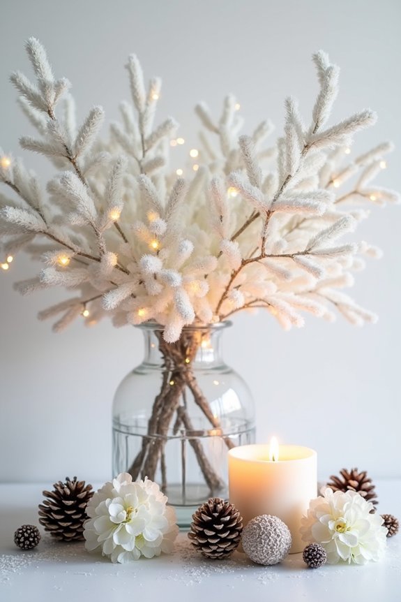 frosted florals and elegance