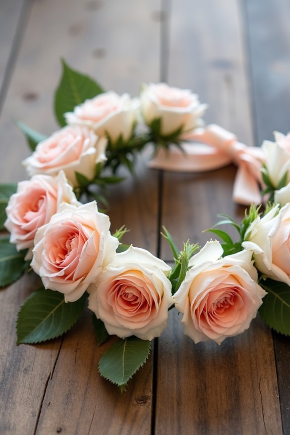 garden rose crown ideas