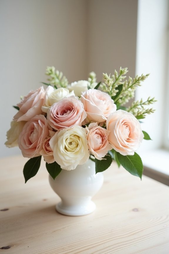 garden roses vs spray roses