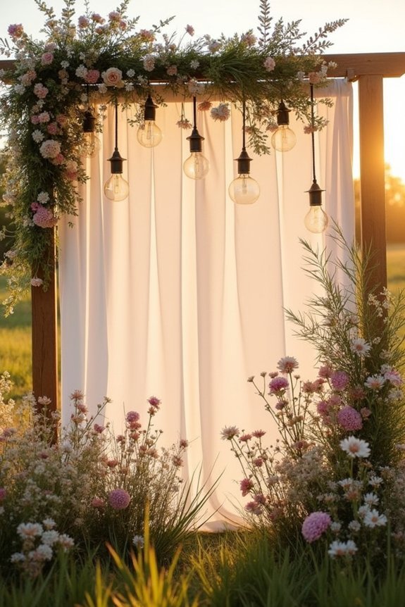 garden themed photo booths