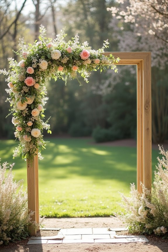 geometric arches for weddings