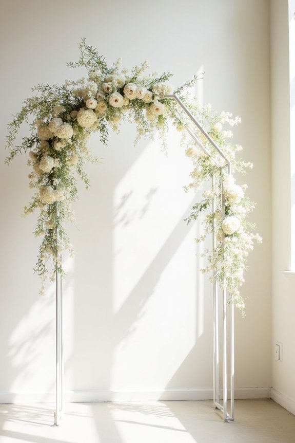 geometric ceremony arch designs