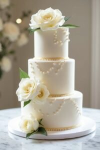 glamorous wedding cake designs