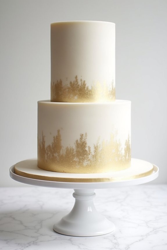 gold detailing cake expertise