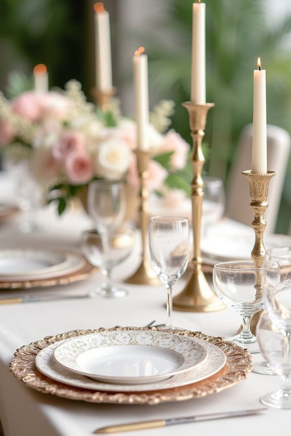 gold elegance for weddings