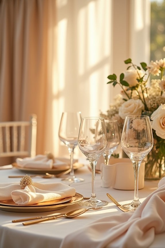 gold symbolizes luxury and warmth