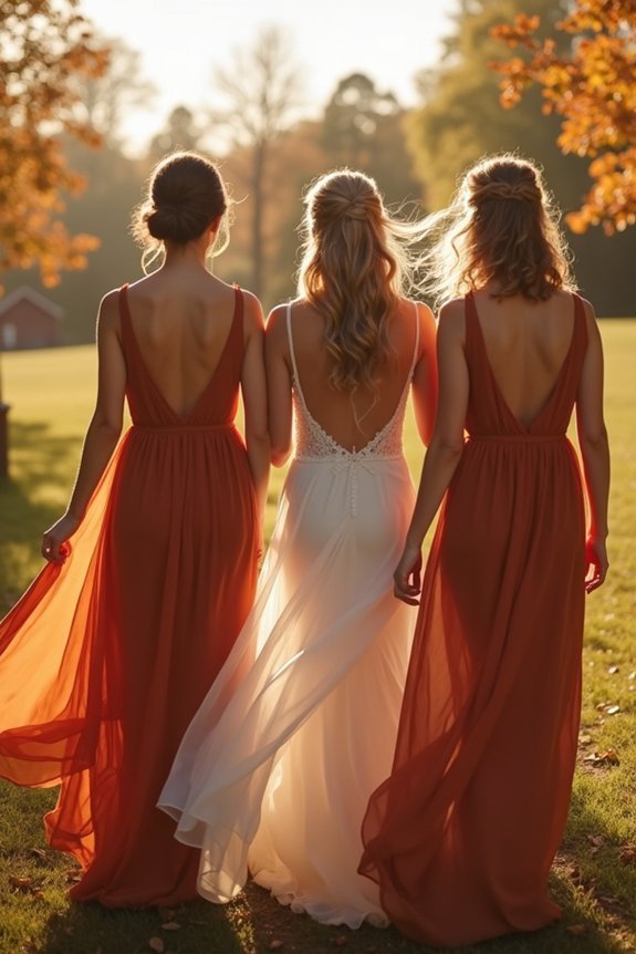 gorgeous bridesmaid silhouette styles