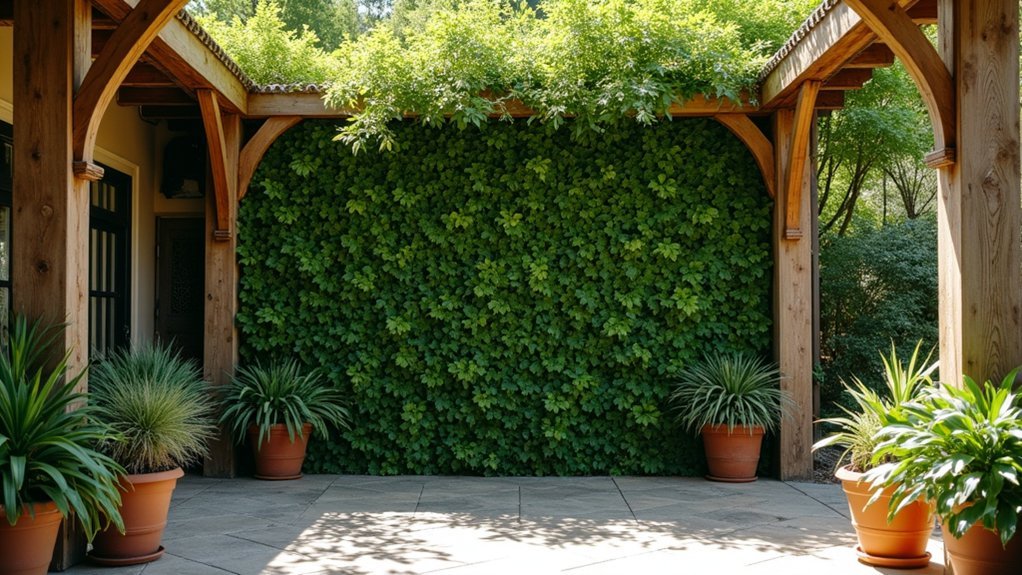 greenery wall backdrop trends