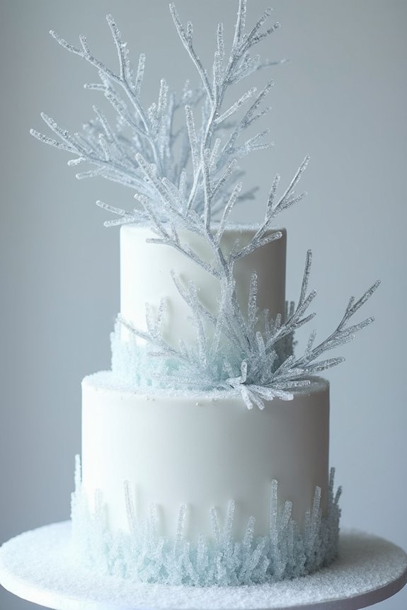 hand spun sugar cake elegance