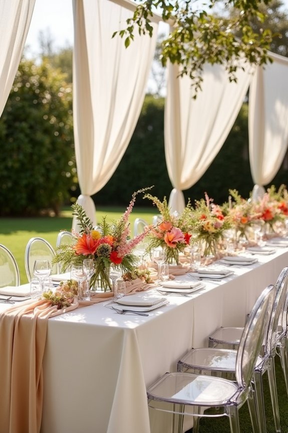 heat resistant wedding materials selection