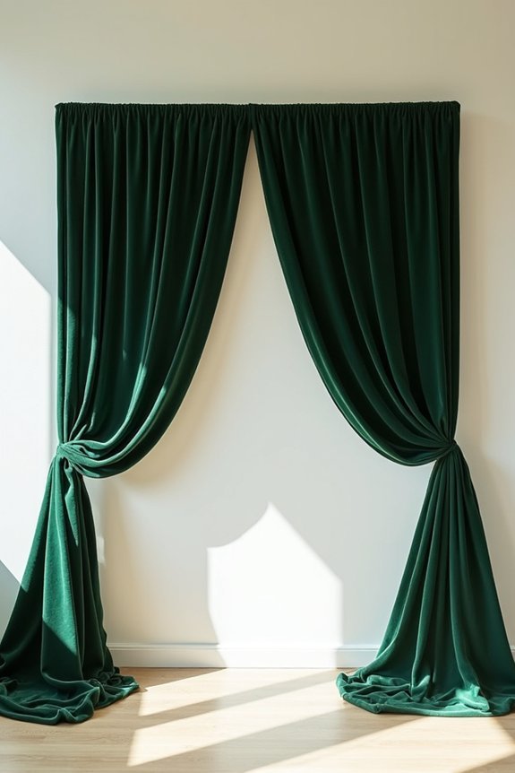 hunter green wedding elegance