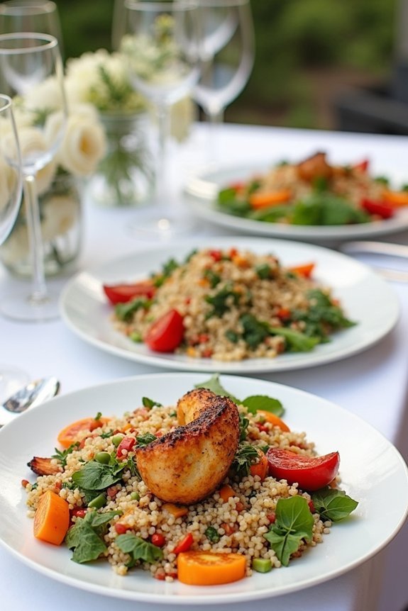 inclusive wedding menu options