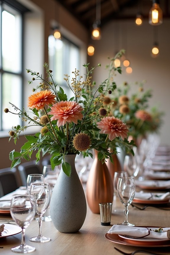 industrial floral reception cohesion