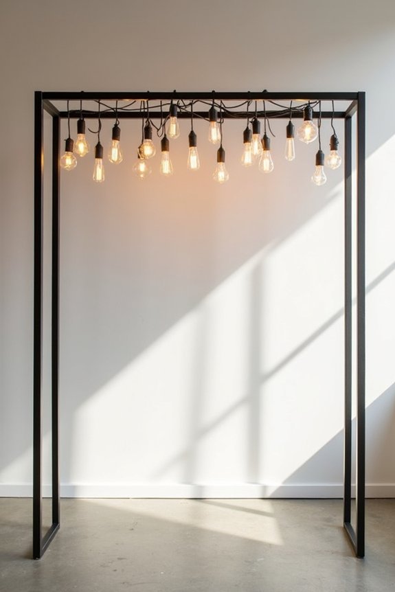 industrial minimalism statement lighting