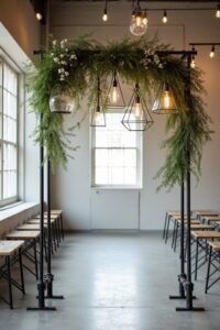 industrial wedding arch designs