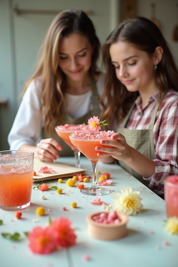 interactive craft and cocktails