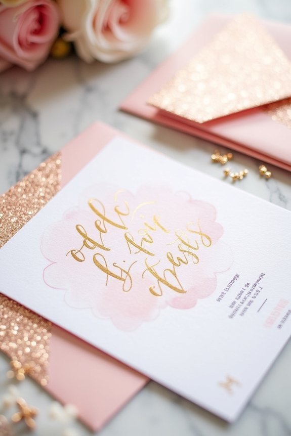 invitation sets celebration tone
